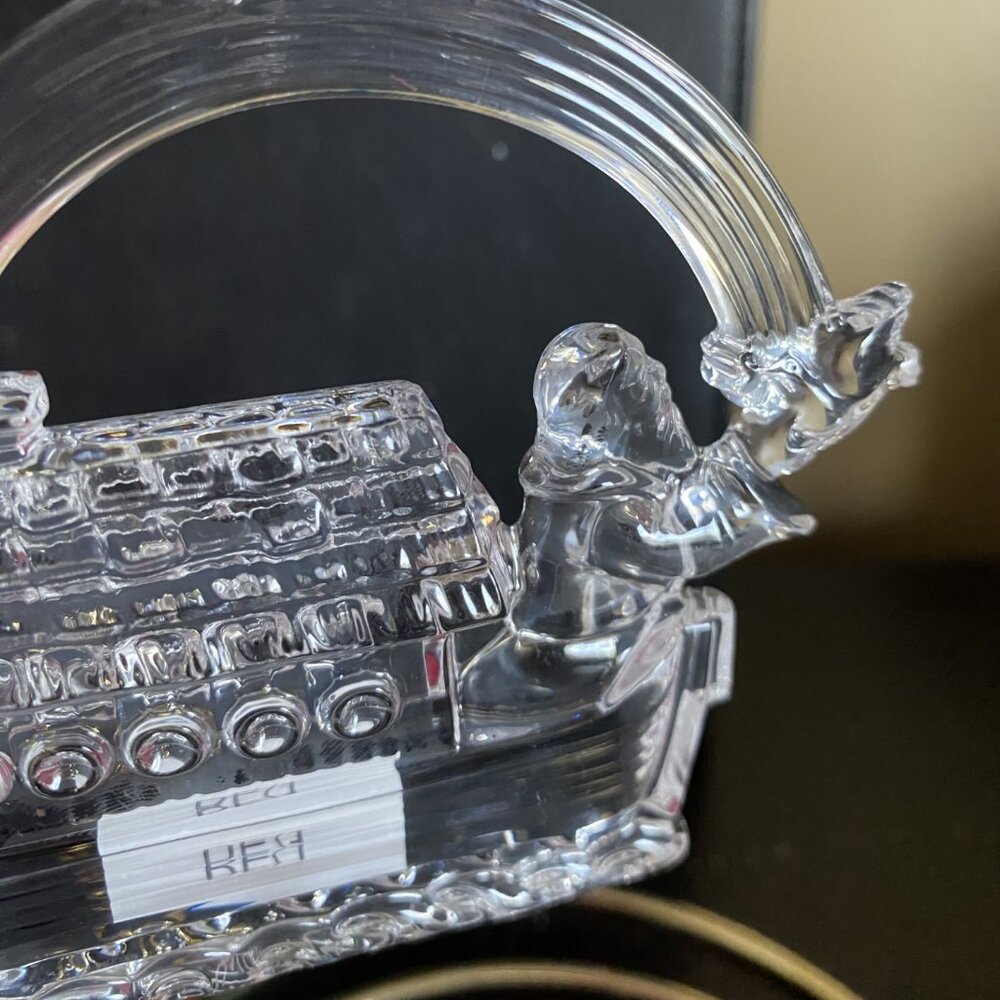 Waterford Marquis Noah on the Arch Crystal Ornament